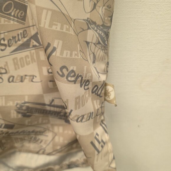 Hard Rock Cafe Munich Retro Diner Button Up Shirt Save The Planet Mens Large - Picture 4 of 10